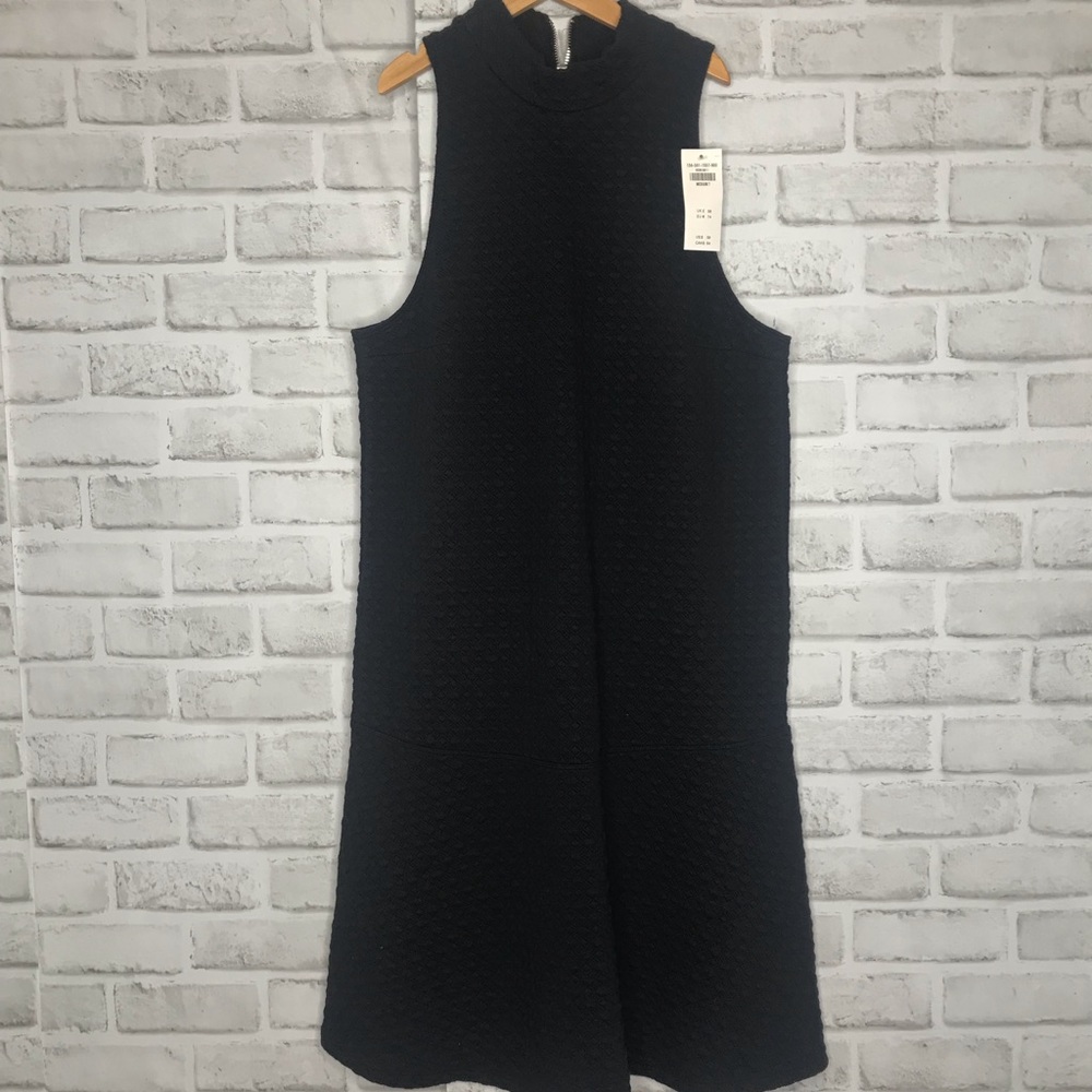Aborcrombe and Fitch Black Zip Up Skater Dress